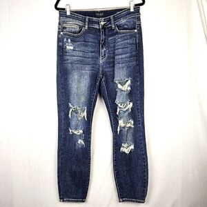 Judy Blue Skinny Fit Women's Jeans Distressed Size‎ 14W